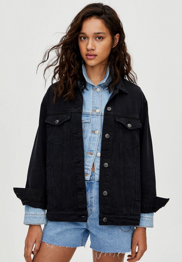 

Куртка джинсовая Pull&Bear, Черный