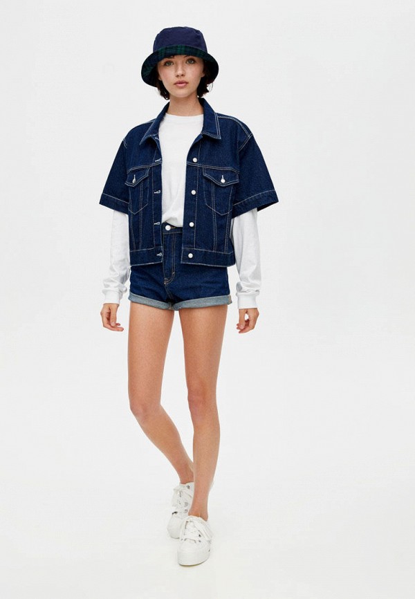 

Шорты джинсовые Pull&Bear, Синий