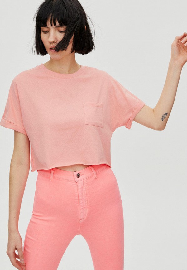 

Футболка Pull&Bear, Розовый