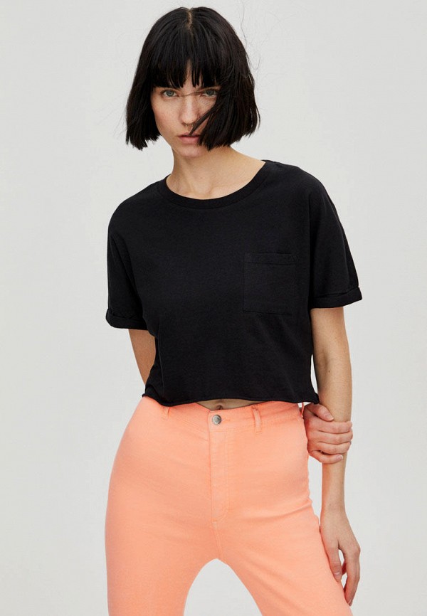 

Футболка Pull&Bear, Черный, Join Life