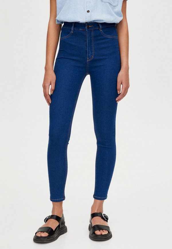 

Джинсы Pull&Bear, Синий, Skinny High waist