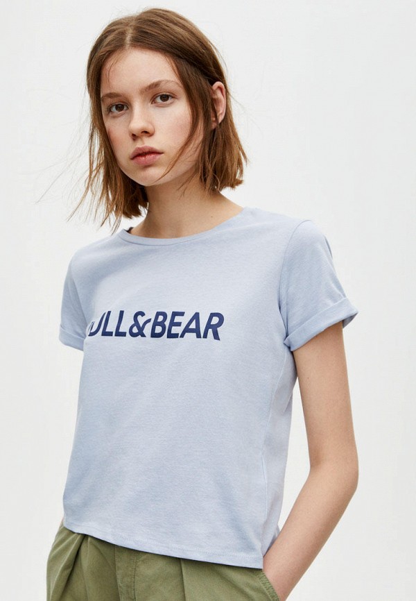 

Футболка Pull&Bear, Голубой