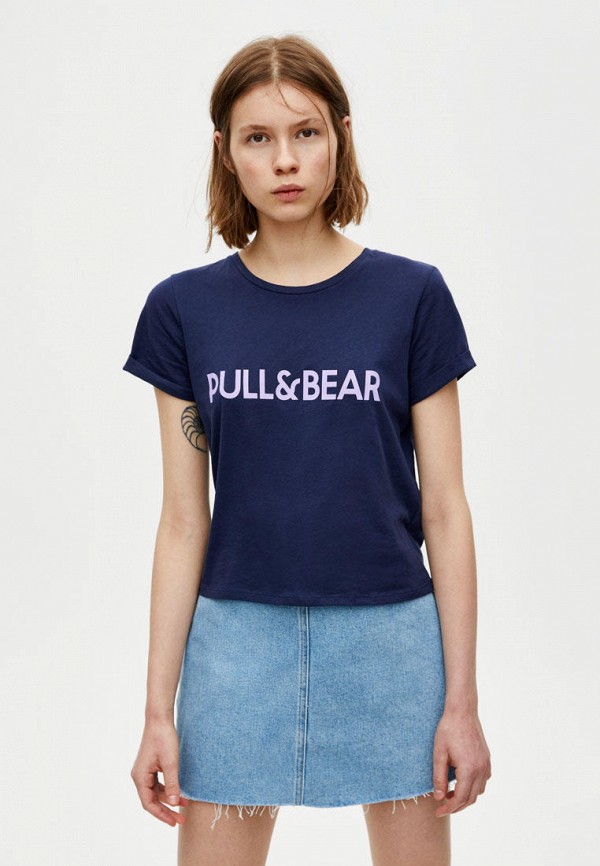 

Футболка Pull&Bear, Синий