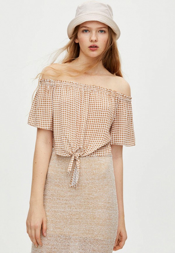 

Блуза Pull&Bear, Бежевый