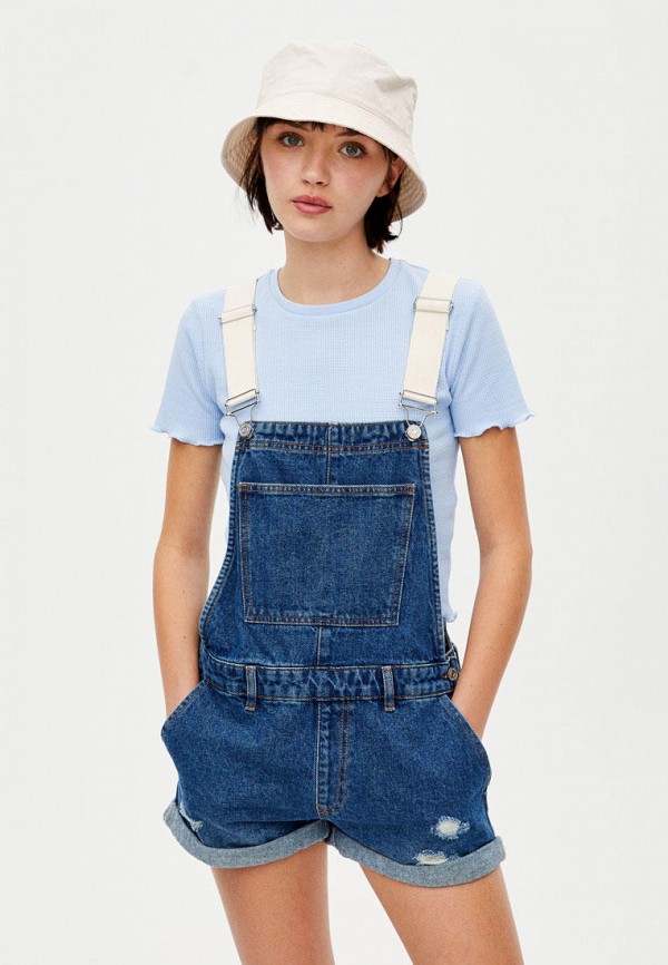 

Комбинезон джинсовый Pull&Bear, Синий