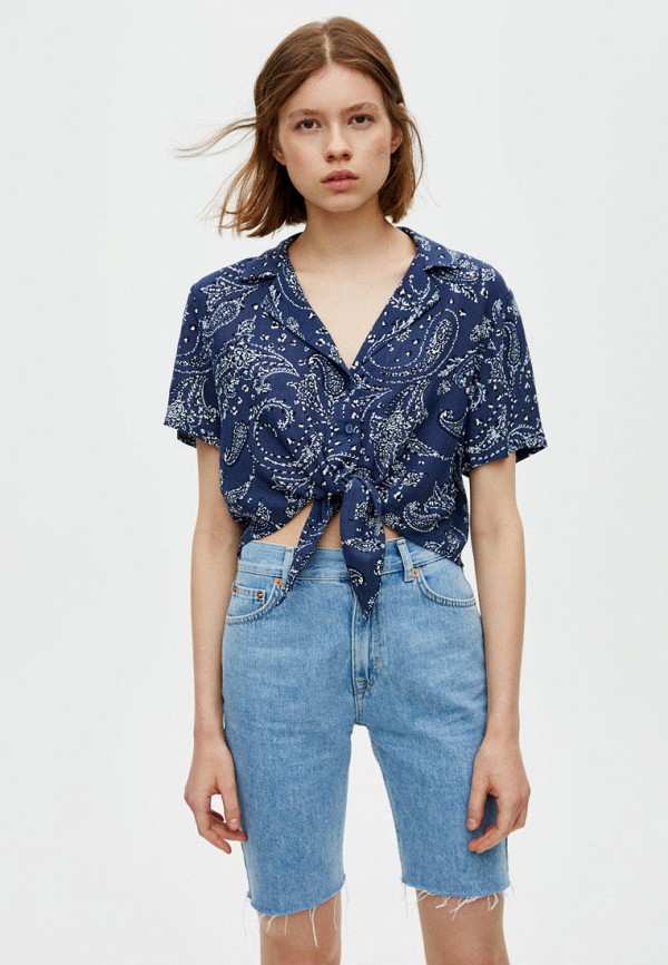 

Блуза Pull&Bear, Синий