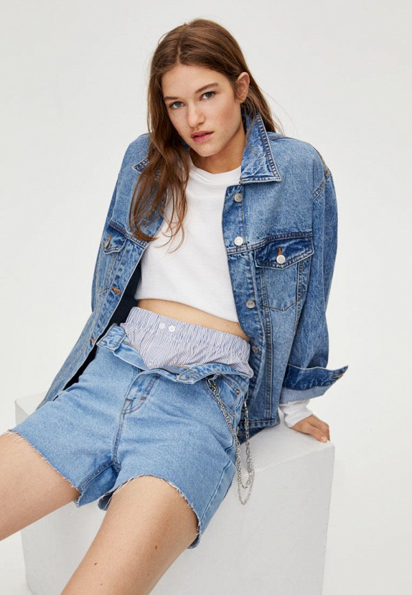 

Куртка джинсовая Pull&Bear, Синий