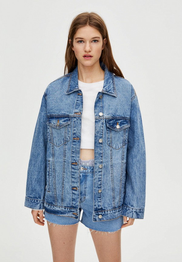 

Куртка джинсовая Pull&Bear, Синий