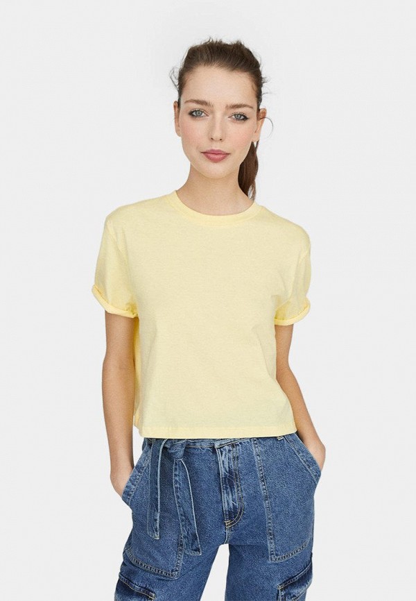 

Футболка Stradivarius, Желтый