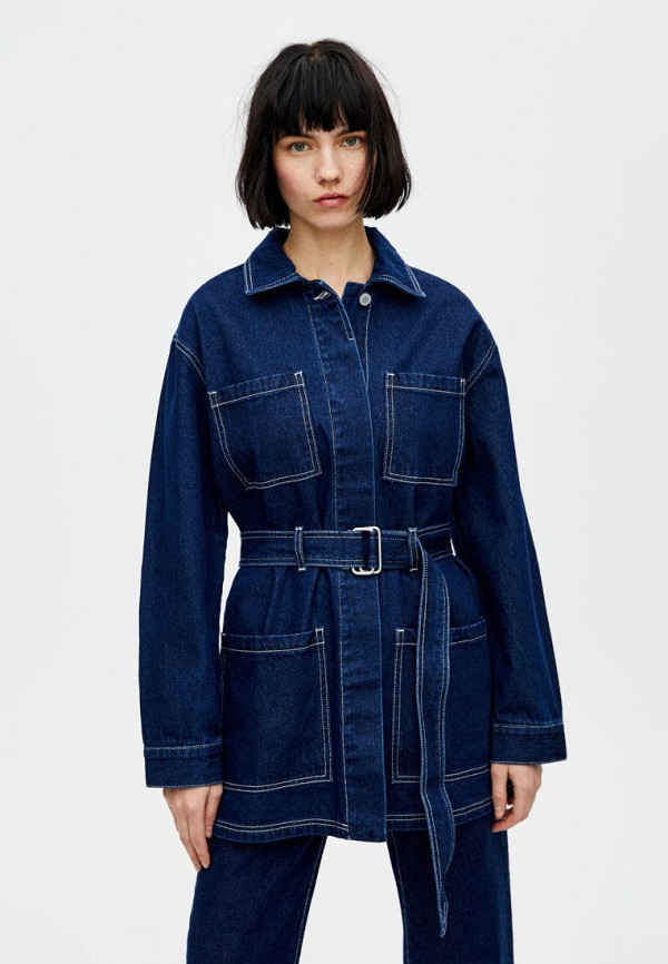 

Куртка джинсовая Pull&Bear, Синий