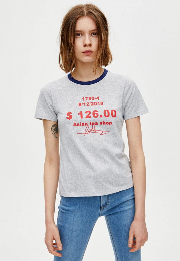 

Футболка Pull&Bear, Серый