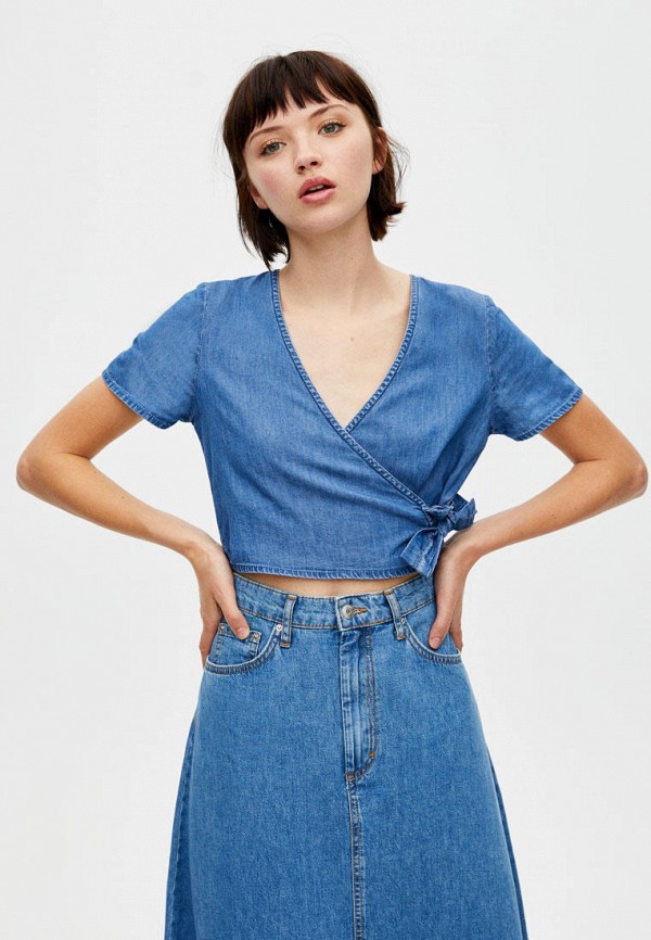 

Блуза Pull&Bear, Синий