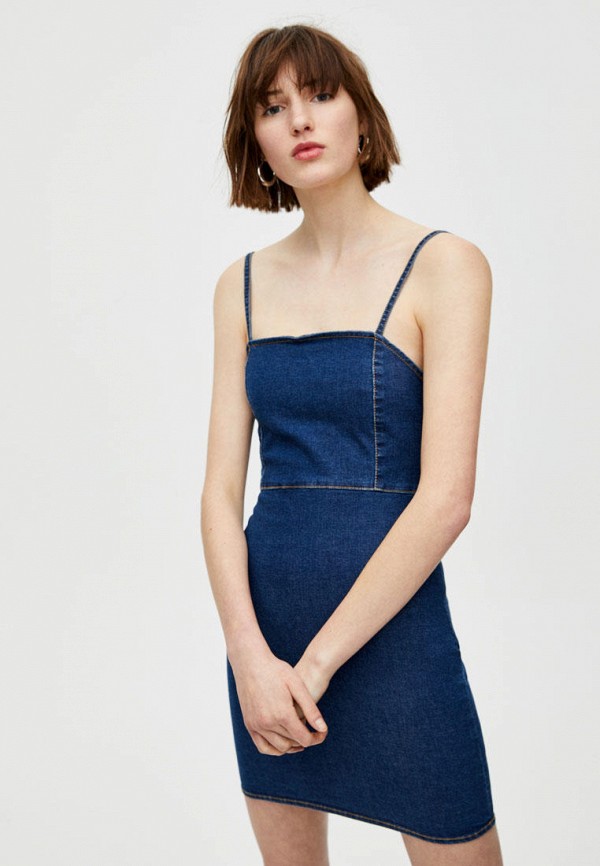 

Платье джинсовое Pull&Bear, Синий