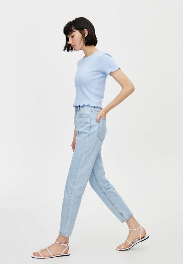 

Джинсы Pull&Bear, Голубой, MOM