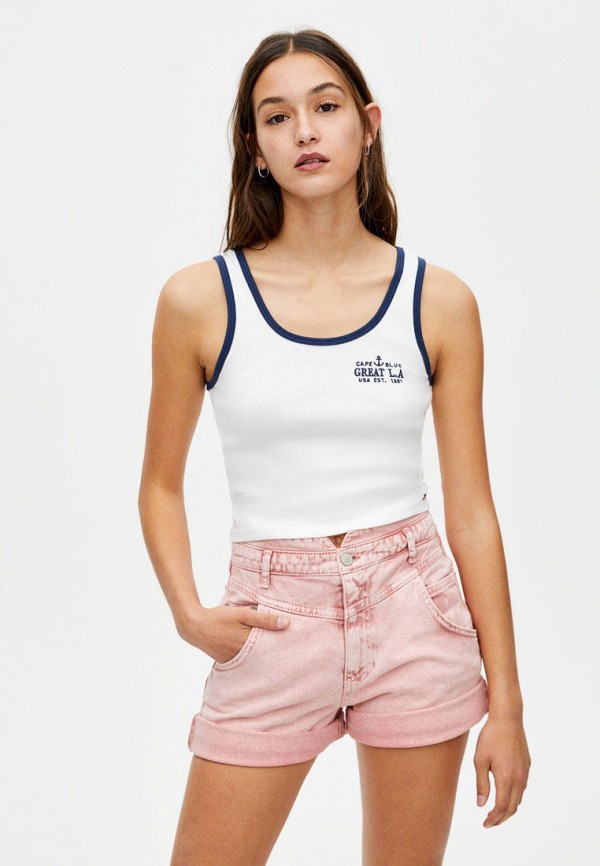 

Топ Pull&Bear, Белый