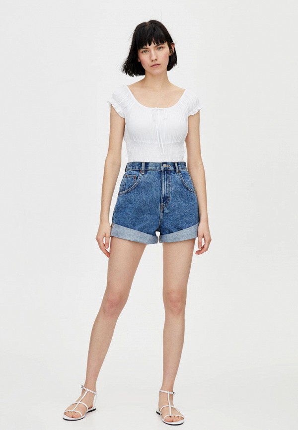 

Шорты джинсовые Pull&Bear, Синий