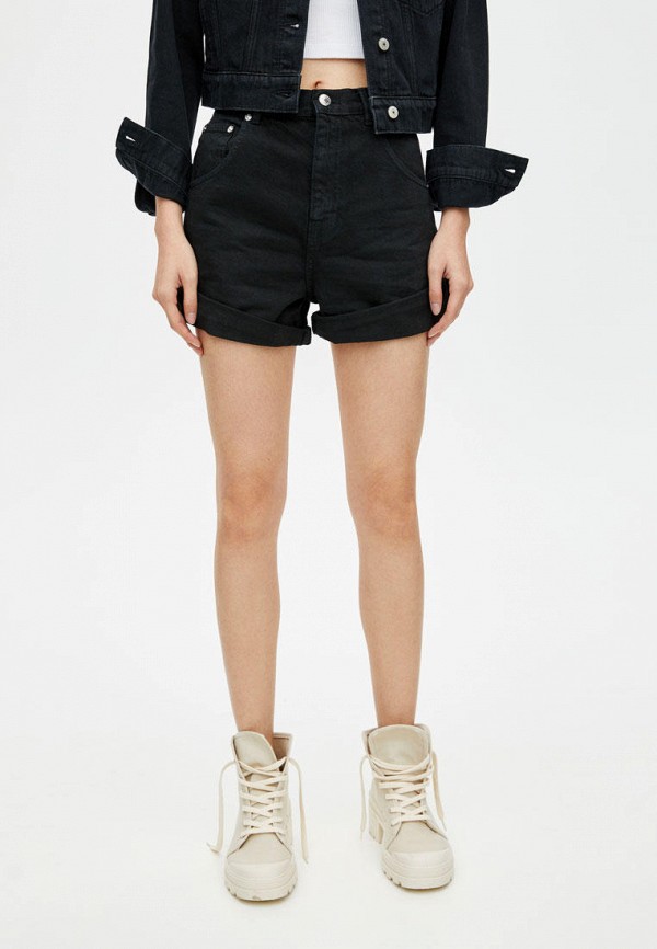 

Шорты джинсовые Pull&Bear, Черный