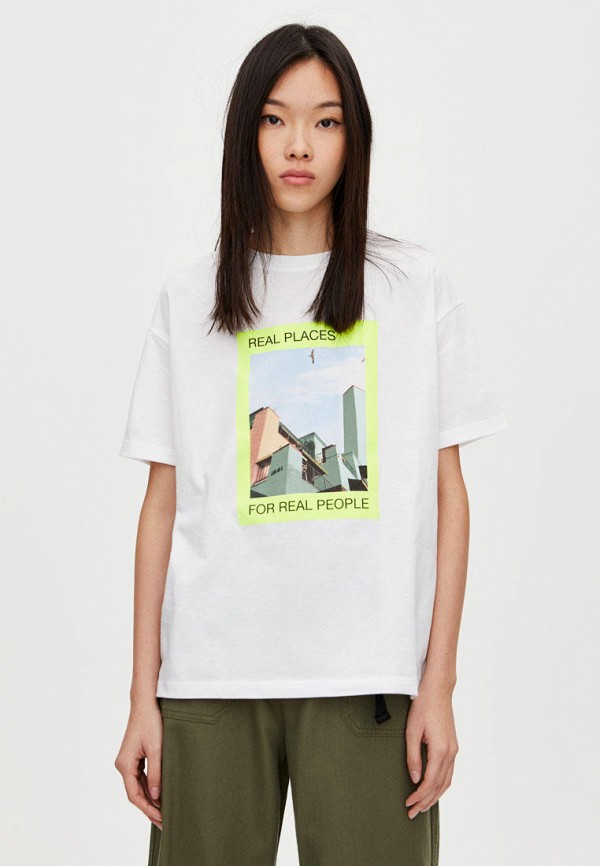 

Футболка Pull&Bear, Белый