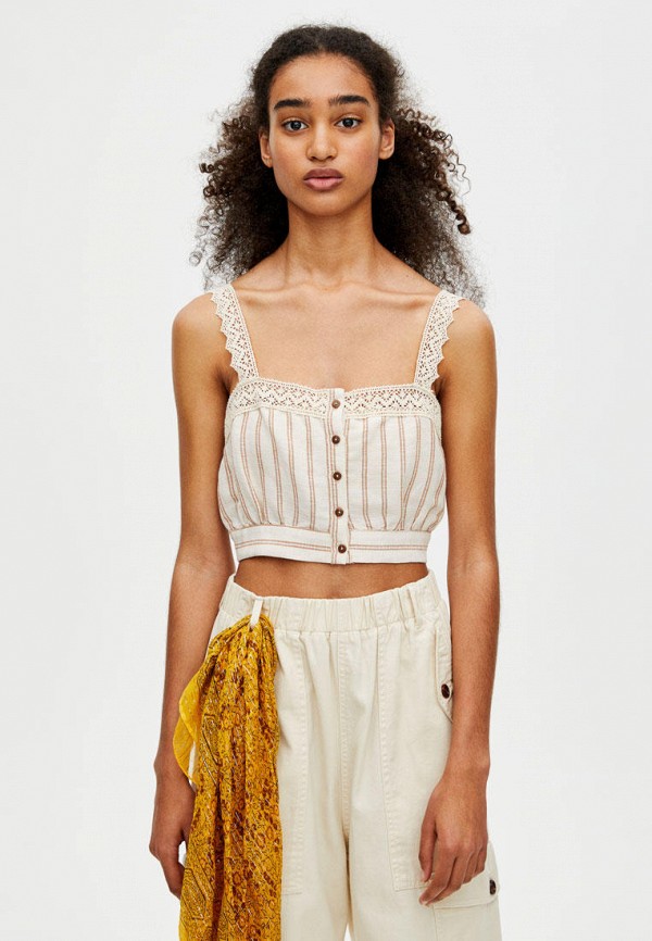 

Топ Pull&Bear, Белый