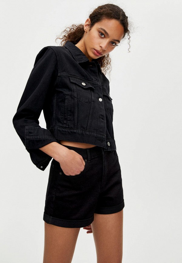 

Шорты джинсовые Pull&Bear, Черный