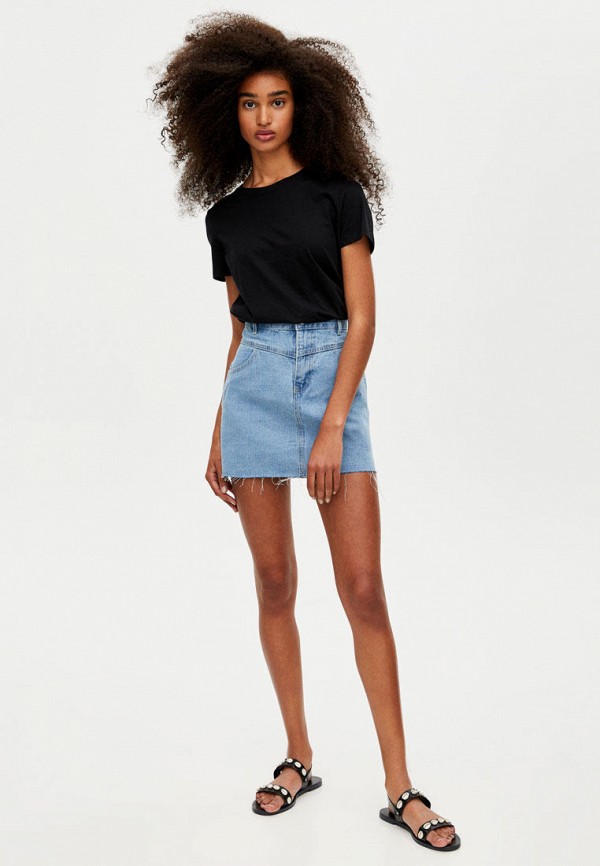 

Юбка джинсовая Pull&Bear, Голубой