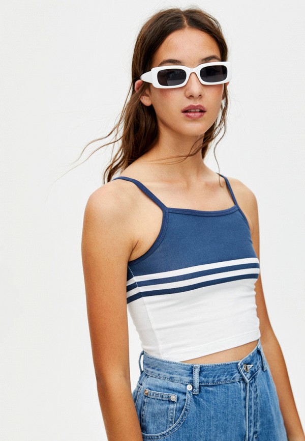 

Топ Pull&Bear, Синий, Join Life