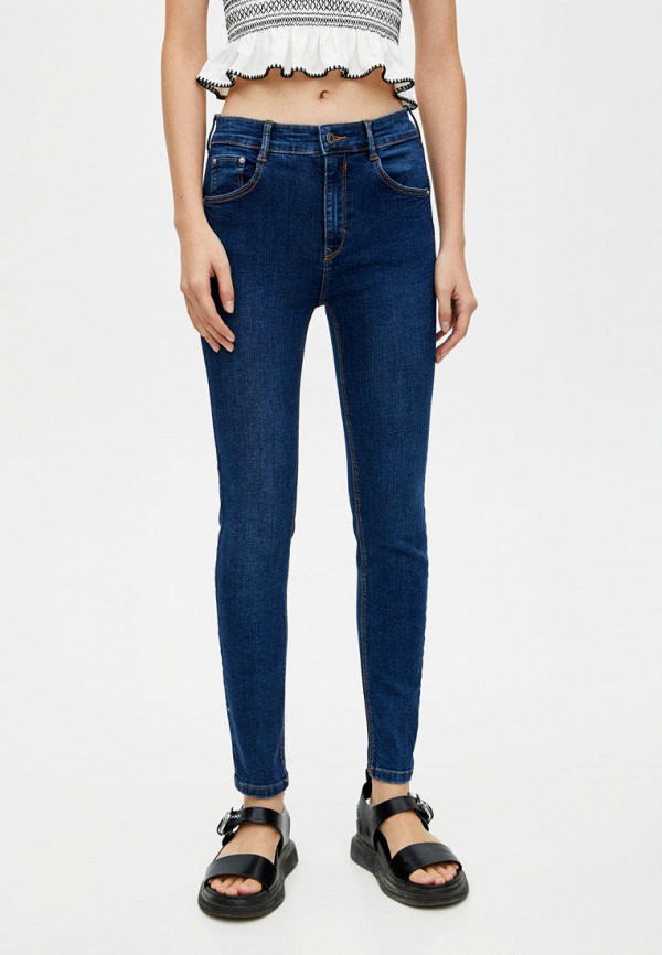 

Джинсы Pull&Bear, PUSH UP, Синий