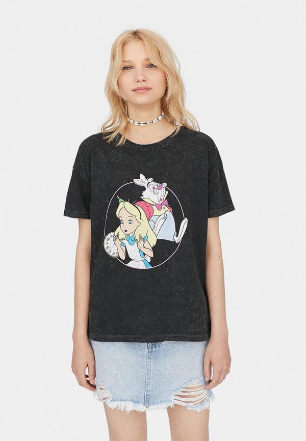 

Футболка Stradivarius, Серый
