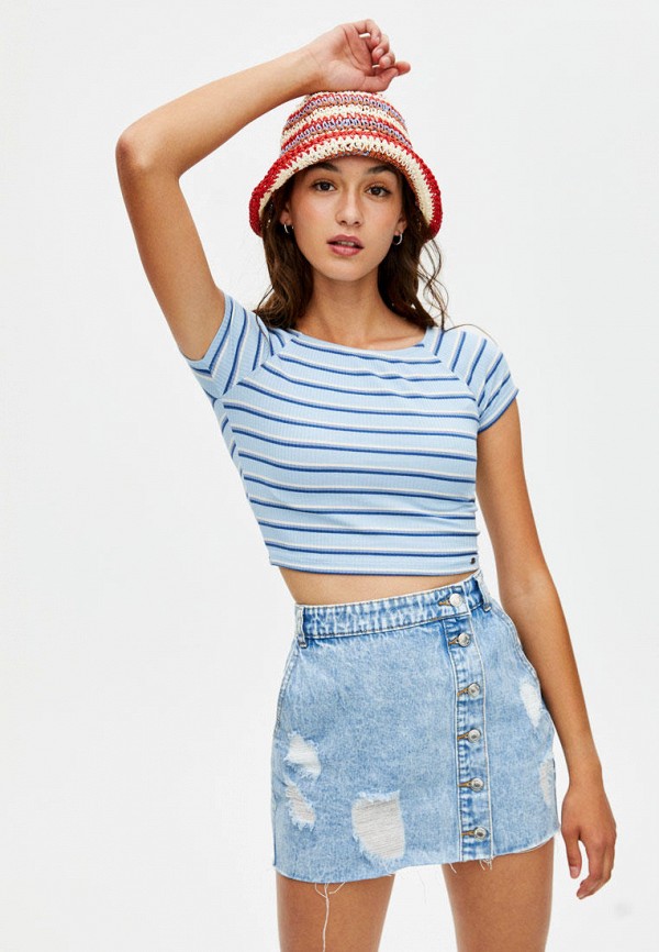 

Топ Pull&Bear, Синий