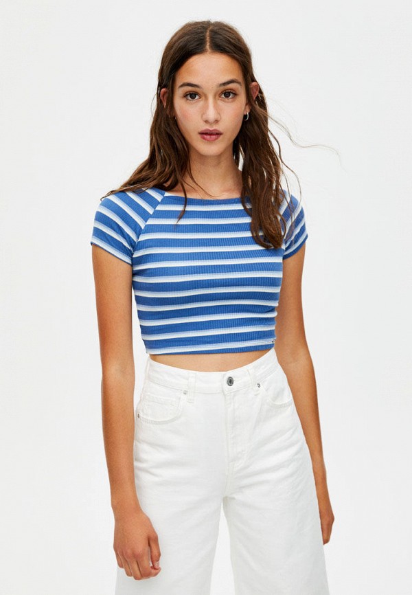 

Топ Pull&Bear, Синий