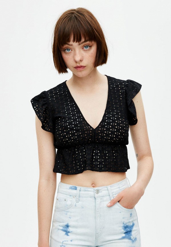 

Топ Pull&Bear, Черный