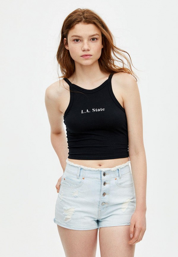 

Майка Pull&Bear, Черный