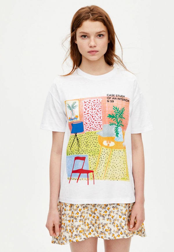 

Футболка Pull&Bear, Белый