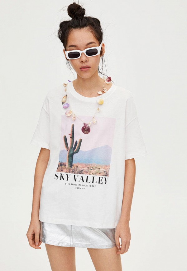 

Футболка Pull&Bear, Белый