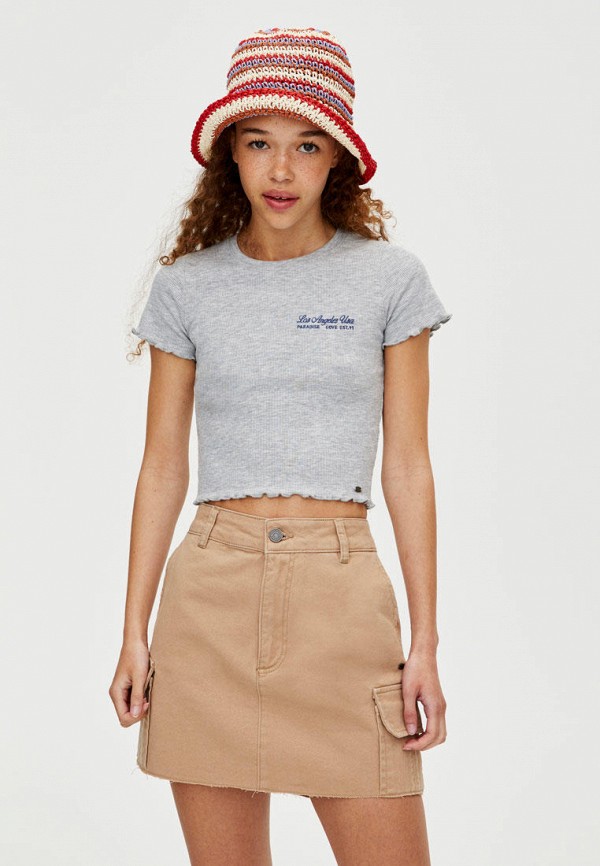 

Футболка Pull&Bear, Серый