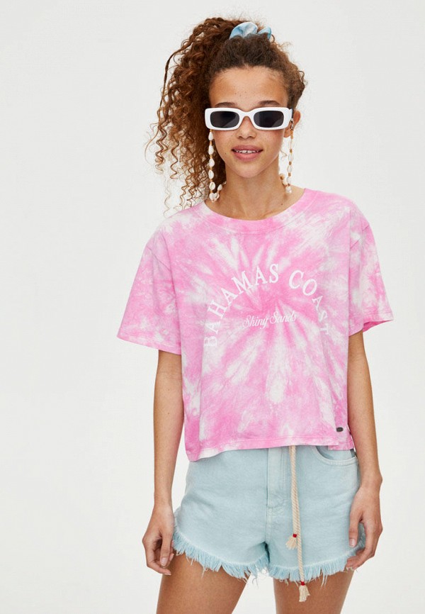 

Футболка Pull&Bear, Розовый
