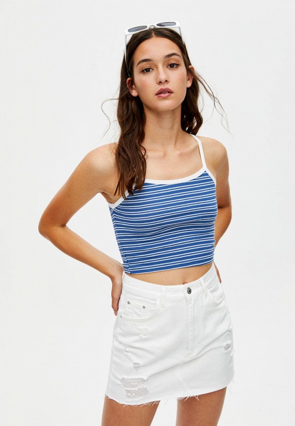 

Топ Pull&Bear, Синий