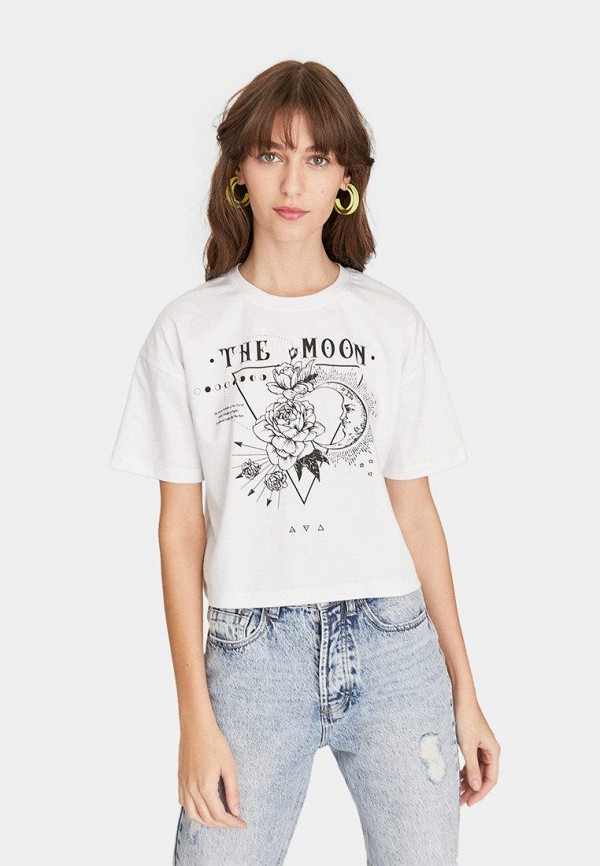 

Футболка Stradivarius, Белый
