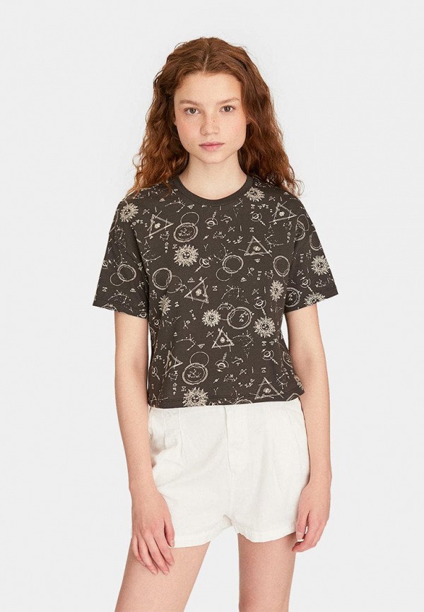 

Футболка Stradivarius, Серый