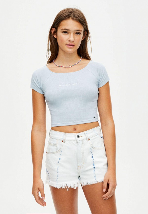 

Топ Pull&Bear, Голубой, Join Life