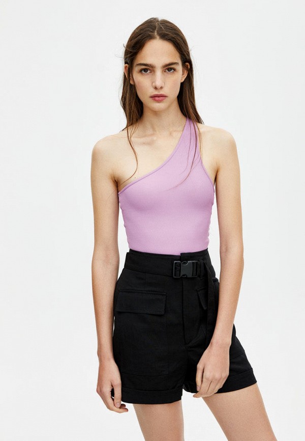 

Боди Pull&Bear, Exclusive Online, Фиолетовый
