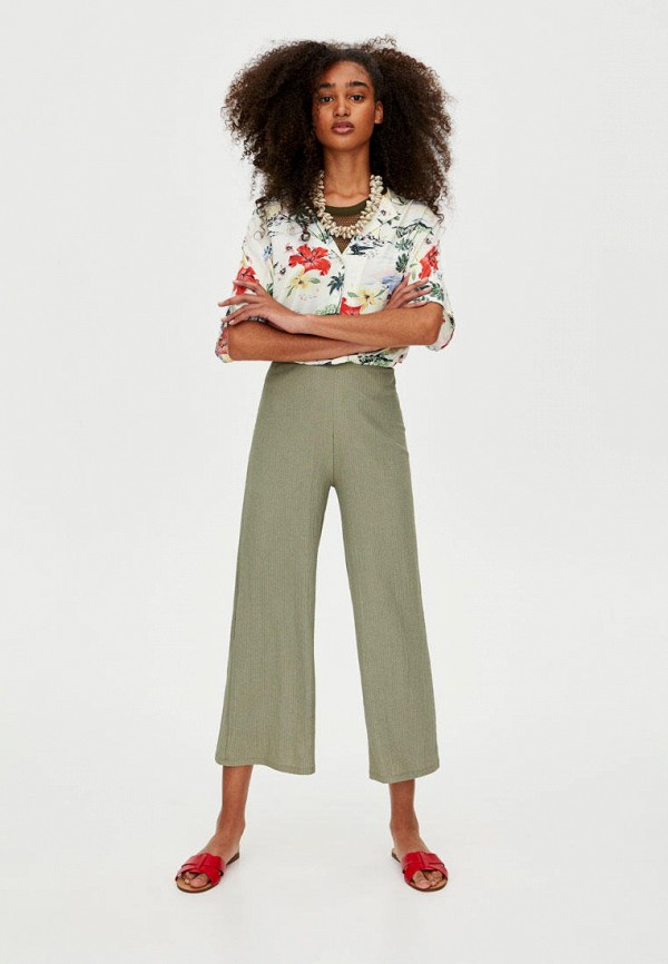 

Брюки Pull&Bear, Зеленый