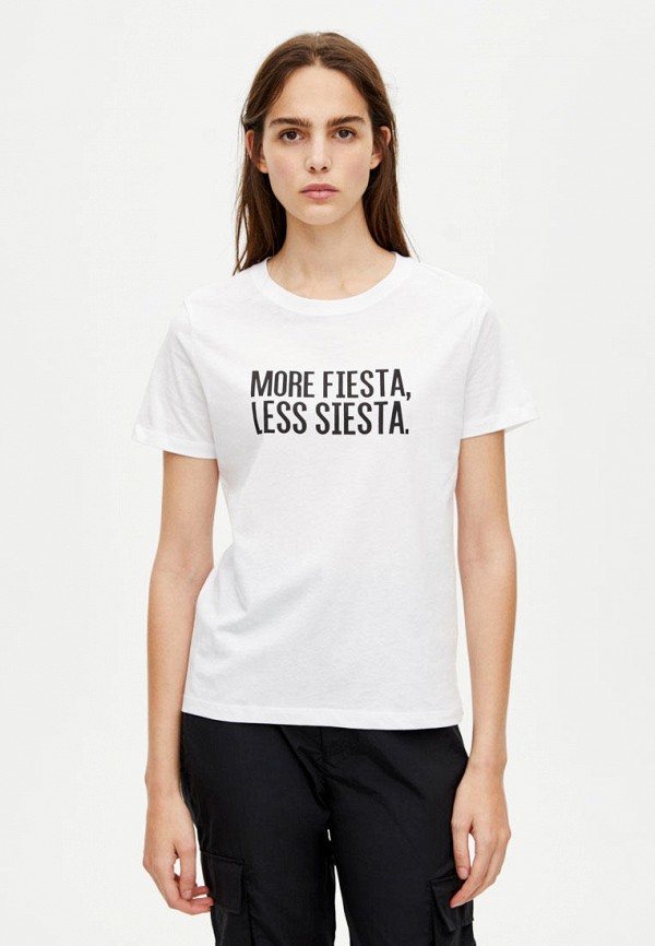 

Футболка Pull&Bear, Join Life, Белый