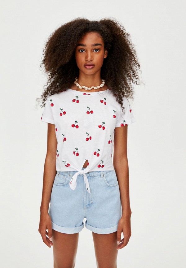 

Футболка Pull&Bear, Join Life, Белый
