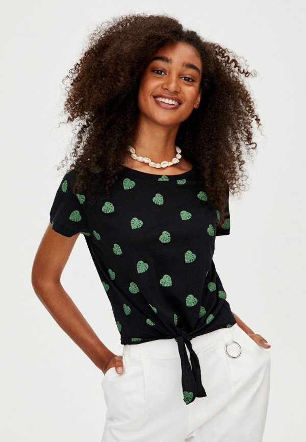 

Футболка Pull&Bear, Join Life, Черный