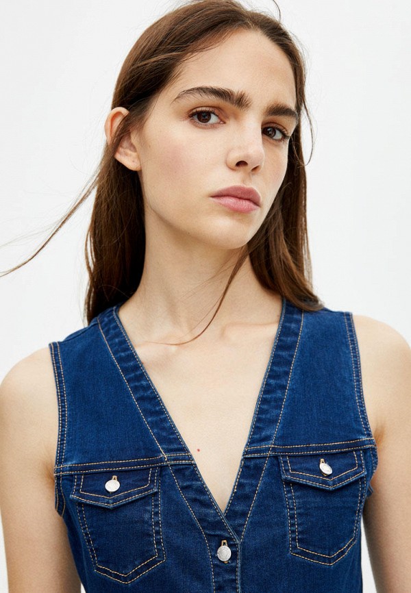 

Платье джинсовое Pull&Bear, Синий