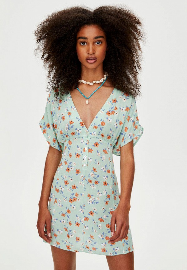 

Платье Pull&Bear, Бирюзовый
