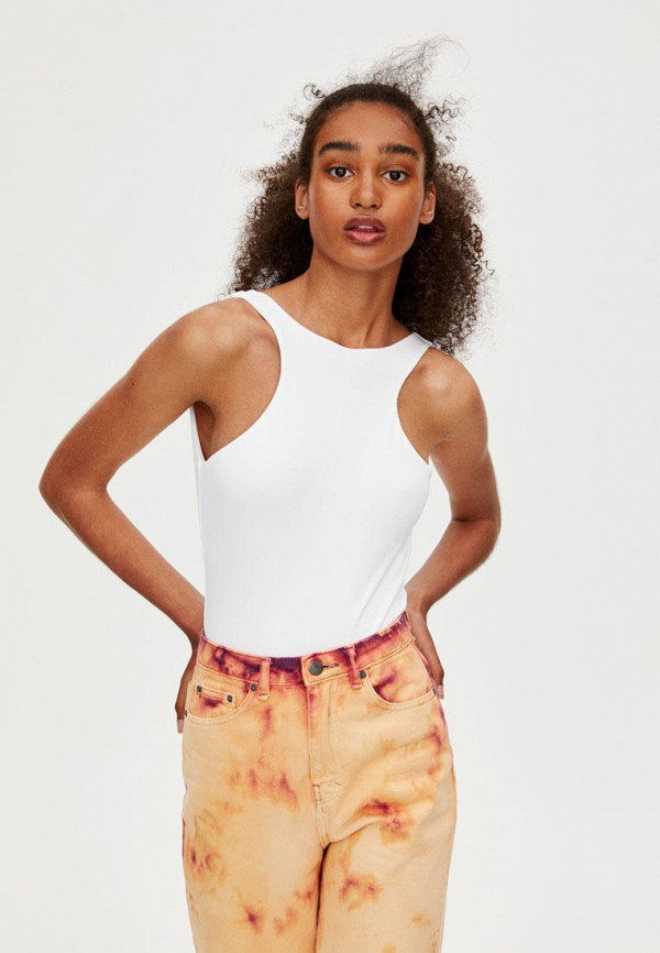 

Боди Pull&Bear, Exclusive Online, Белый