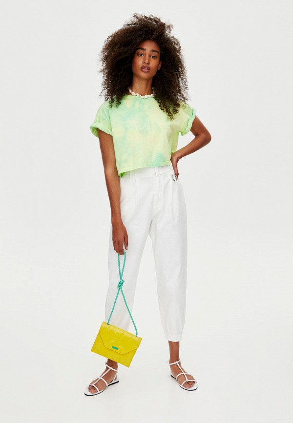 

Брюки Pull&Bear, Белый, CARGO