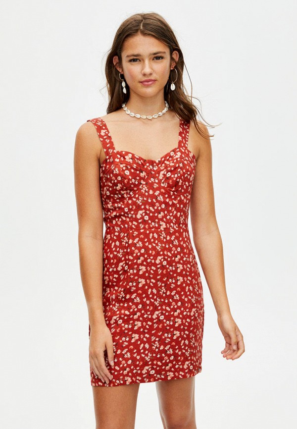 

Платье Pull&Bear, Exclusive Online, Красный